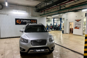 Ремонт турбины Hyundai Santa Fe CRDi 2011 года. Пробег 28 000 км, ошибка P0299 и масляное голодание